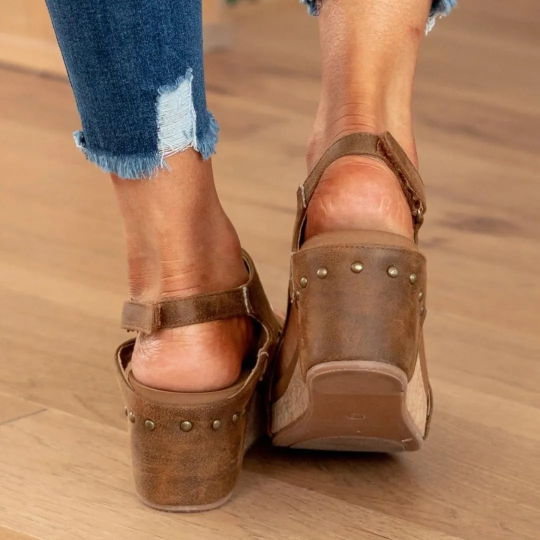 Women Sandals Comfortable Dressy Wedge Platform Sandals Open Toe Ankle Strap Slip on Summer Casual Dress Shoes Sandalias 2024