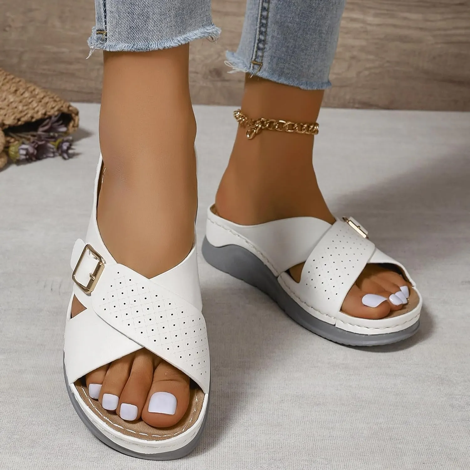 Women Wedge Sandals Dressy Wedge Sandals for Women Summer Women's Sandal Dressy Summer Shoes for Womens 2025