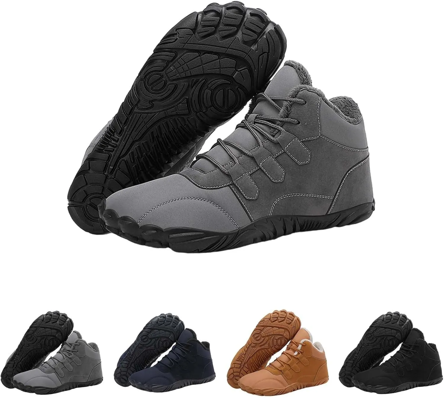 Women Winter Boots Wide Calf White and Black Winter Boots for Women Snow Boots Women Slip On Winter Boots for Women Womens Winter Booties Prime of Day Deals