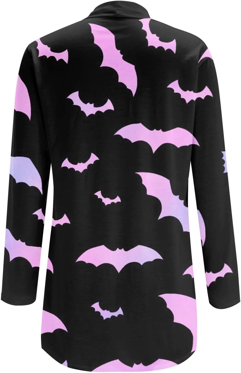 Womens 2023 Fall Winter Fashion Print Sweater Long Sleeve Open Front Casual Lightweight Soft Knit Cardigan Sweater