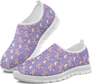 Women's Animals Sneaker Casual Breathable Mesh Anti-Skid Low-Top Outdoor Shoes Soft Slip On Holiday Travel Sneaker for Ladies US 5.5-11.5