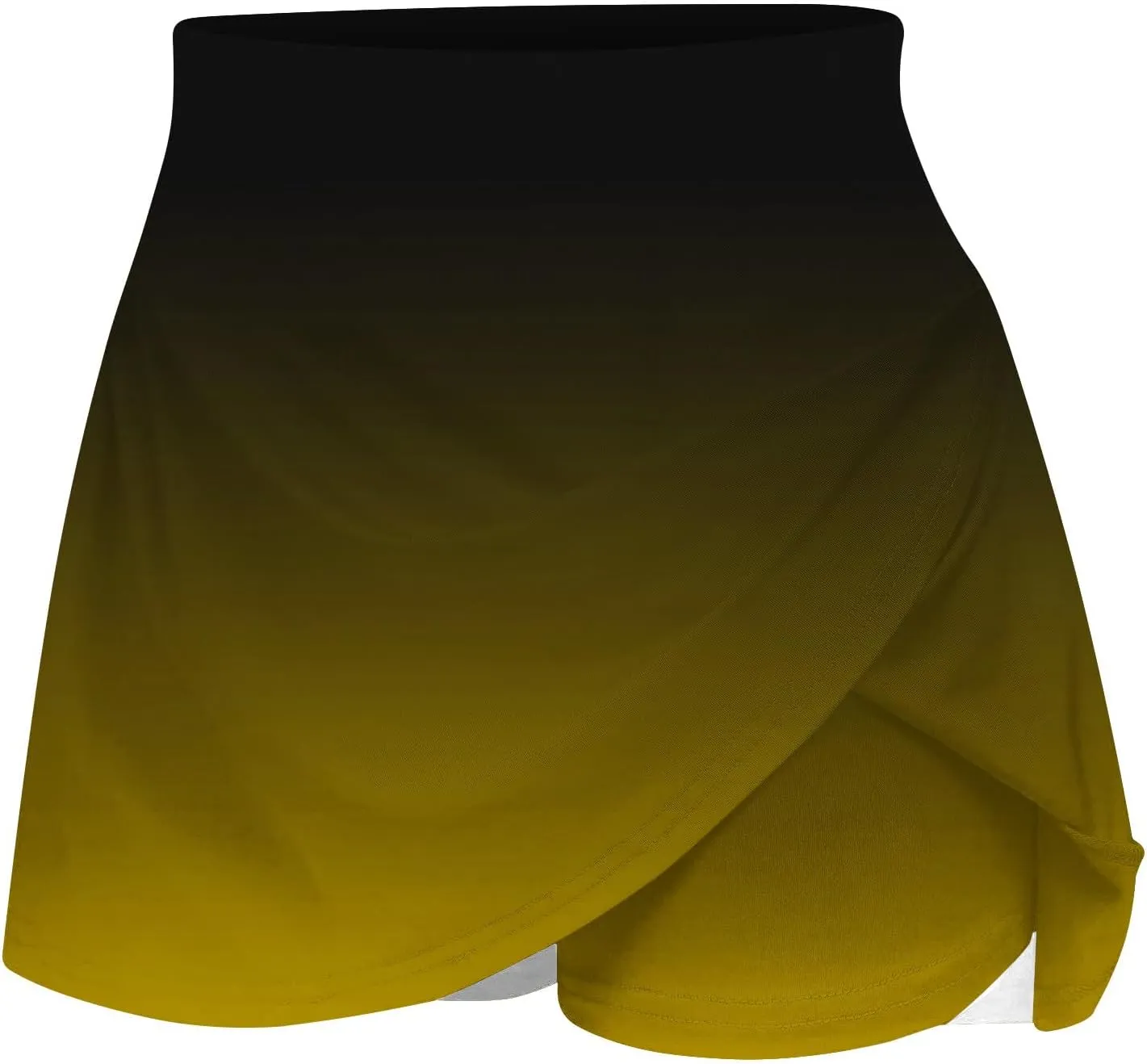 Women's Athletic Tennis Skirts with Shorts 2025 Trendy Print High Waisted Golf Running Shorts with Pockets Leggings