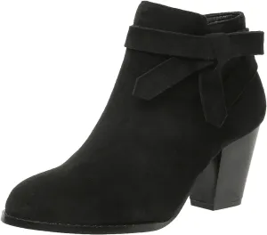 Womens Boots Ankle Heels Winter and Fall Boots for Women 2024 Trendy Pointed Toe Chunky Heel Boots Pull On Booties