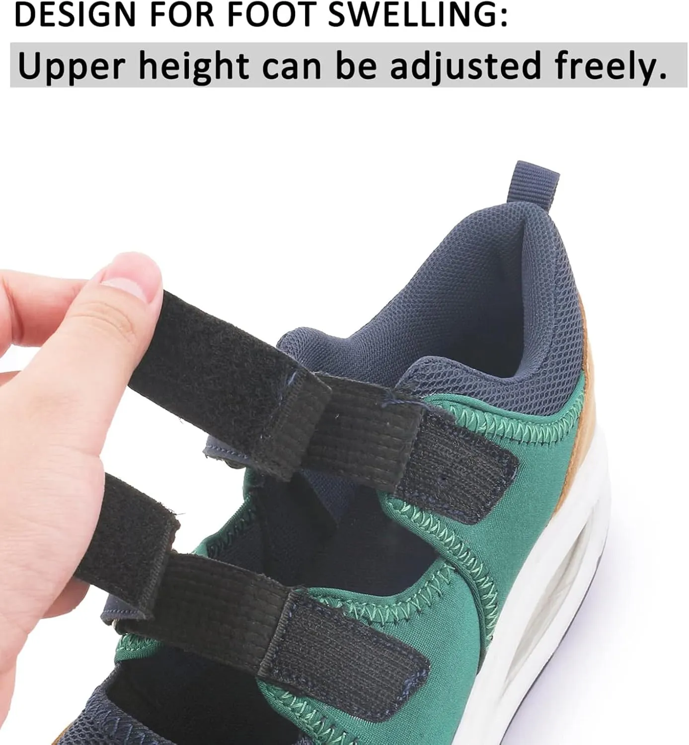 Women's Comfortable Working Nurse Shoes Non-Slip Adjustable Breathable Walking Buffer Fitness Casual Nursing Orthotic Lightweight Shoes