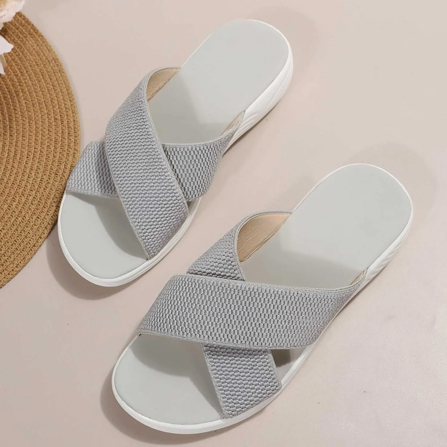 Women's Fashion Platform Sandals Women's Casual Summer Wedge Heels Shoes Orthopedic Sandals with Arch Support