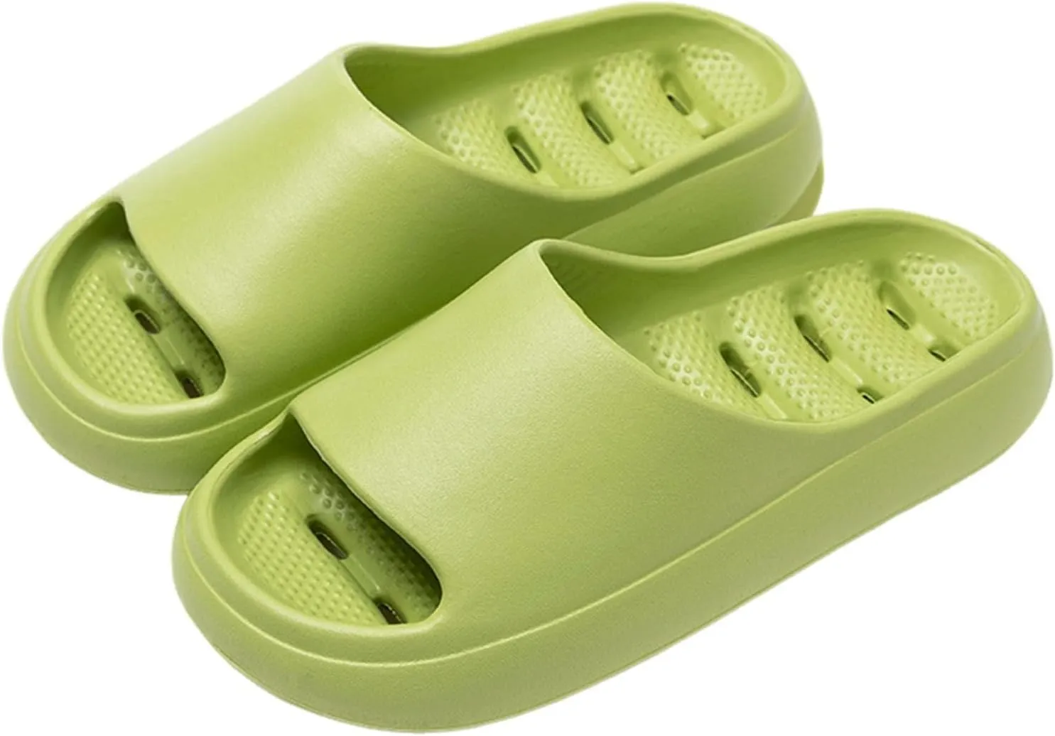 Womens Fluff Yeah Slide Slipper Summer Shower Shoes for Women and Men Massage Pool Slides Soft Cushioned Slip Slides