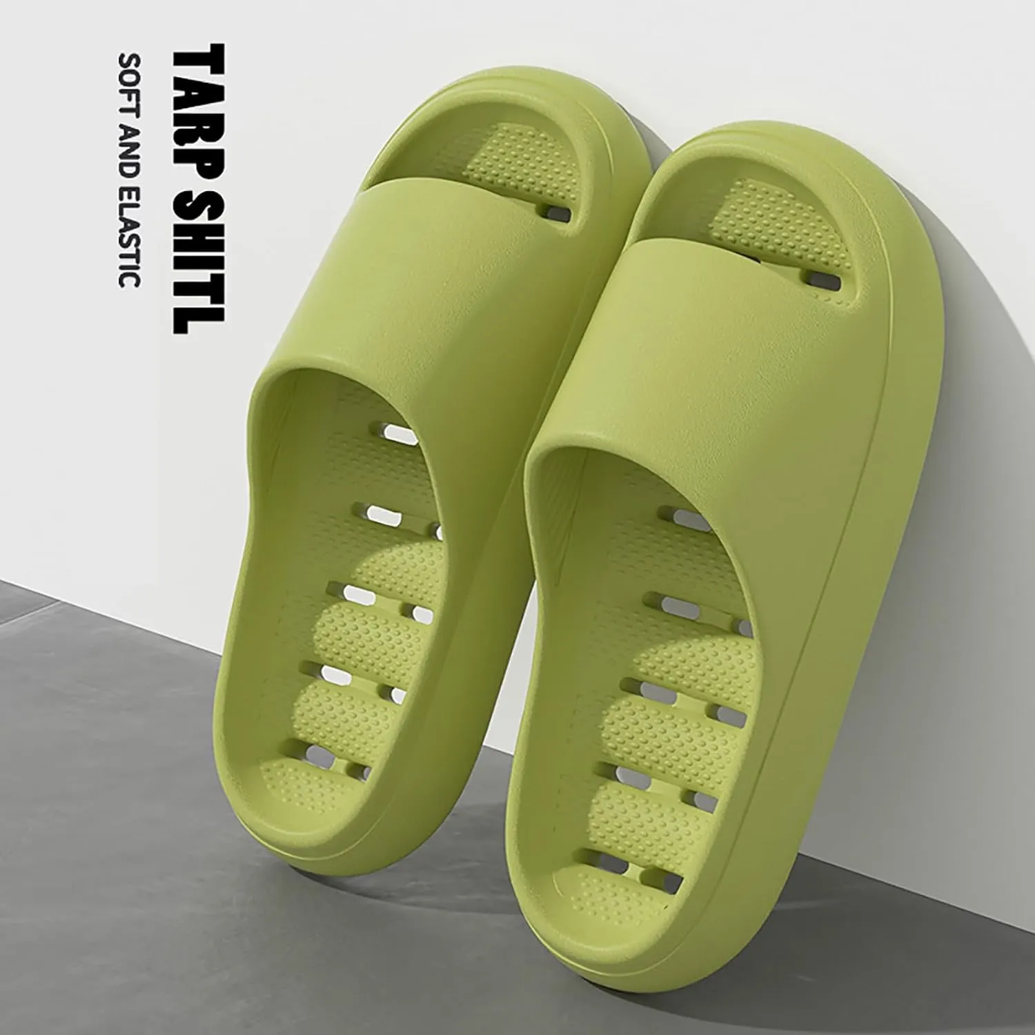 Womens Fluff Yeah Slide Slipper Summer Shower Shoes for Women and Men Massage Pool Slides Soft Cushioned Slip Slides