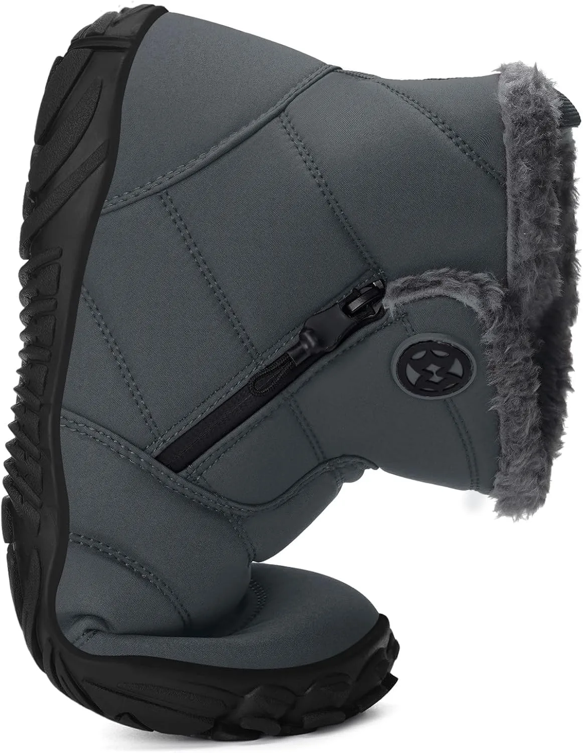 Womens Mens Barefoot Boots Shoes | Winter Snow Boots | Warm Ankle Booties | Zero Drop Sole | Wide Toe Box |