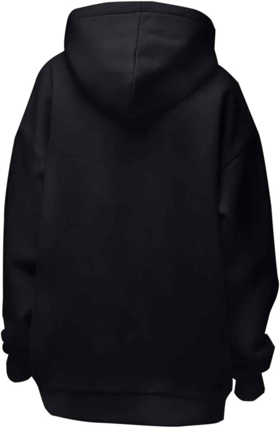 Womens Oversized Hoodie Fall Fashion 2024 Ribbed Cuffs Crewneck Sweatshirt Drop Shoulder Long Sleeve Tops With Pocket