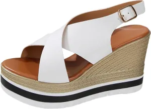 Women's Platform Wedge Sandals Wedge Sandals for Women Summer Beach Casual Sandal Soft Arch Support Comfortable