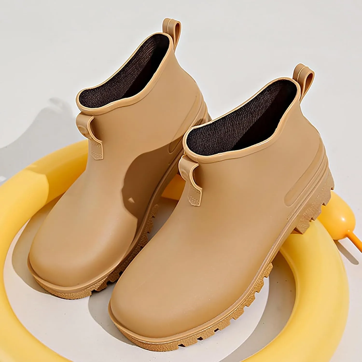 Womens Rubber Boots Womens Rain Boots for Boating Fishing Gardening Farming Outdoor Lightweight Rain Shoes