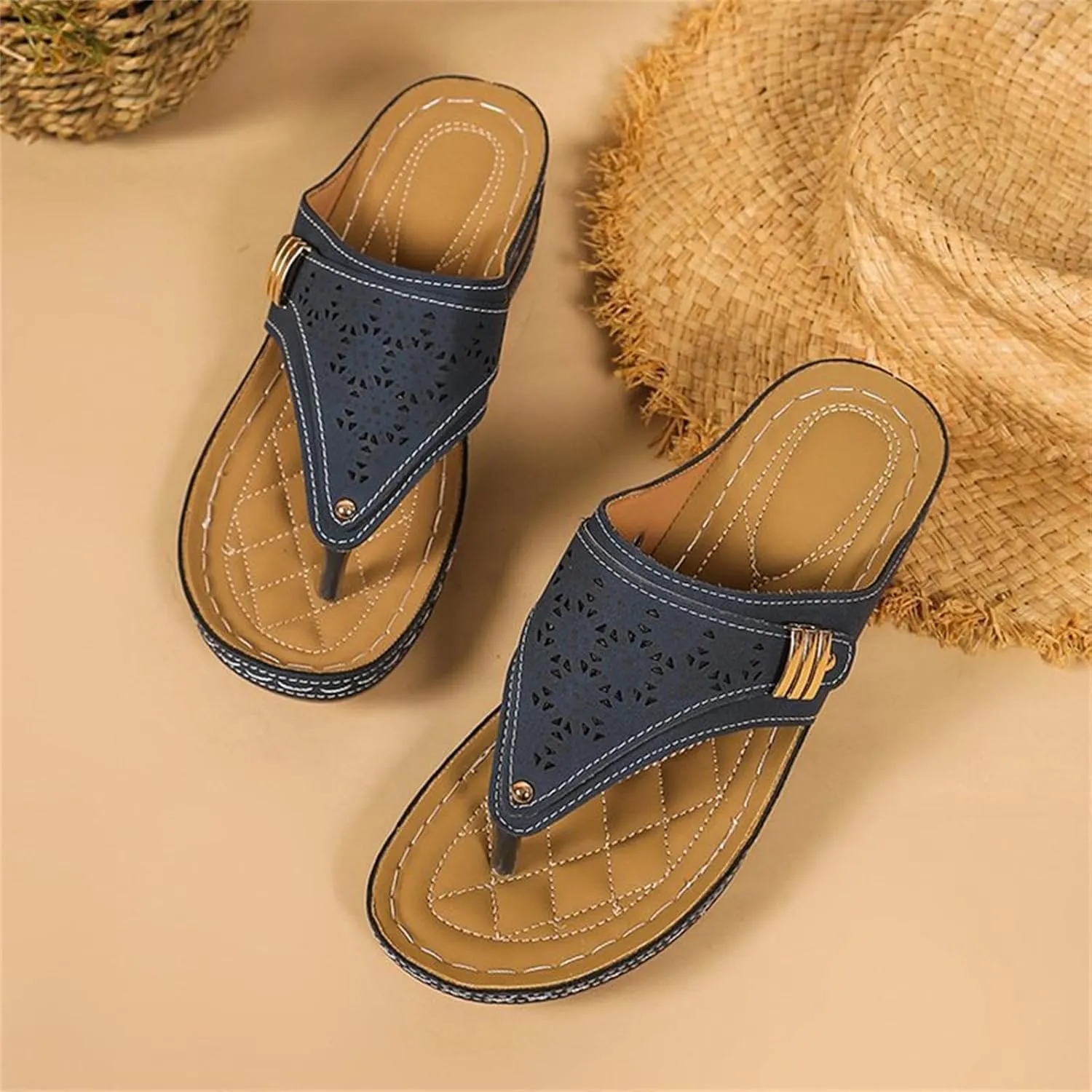 Womens Sandals Comfortable Dressy Arch Support Orthopedic Thong Flip Flops Summer Orthotic Slippers Beach Shoes 2025