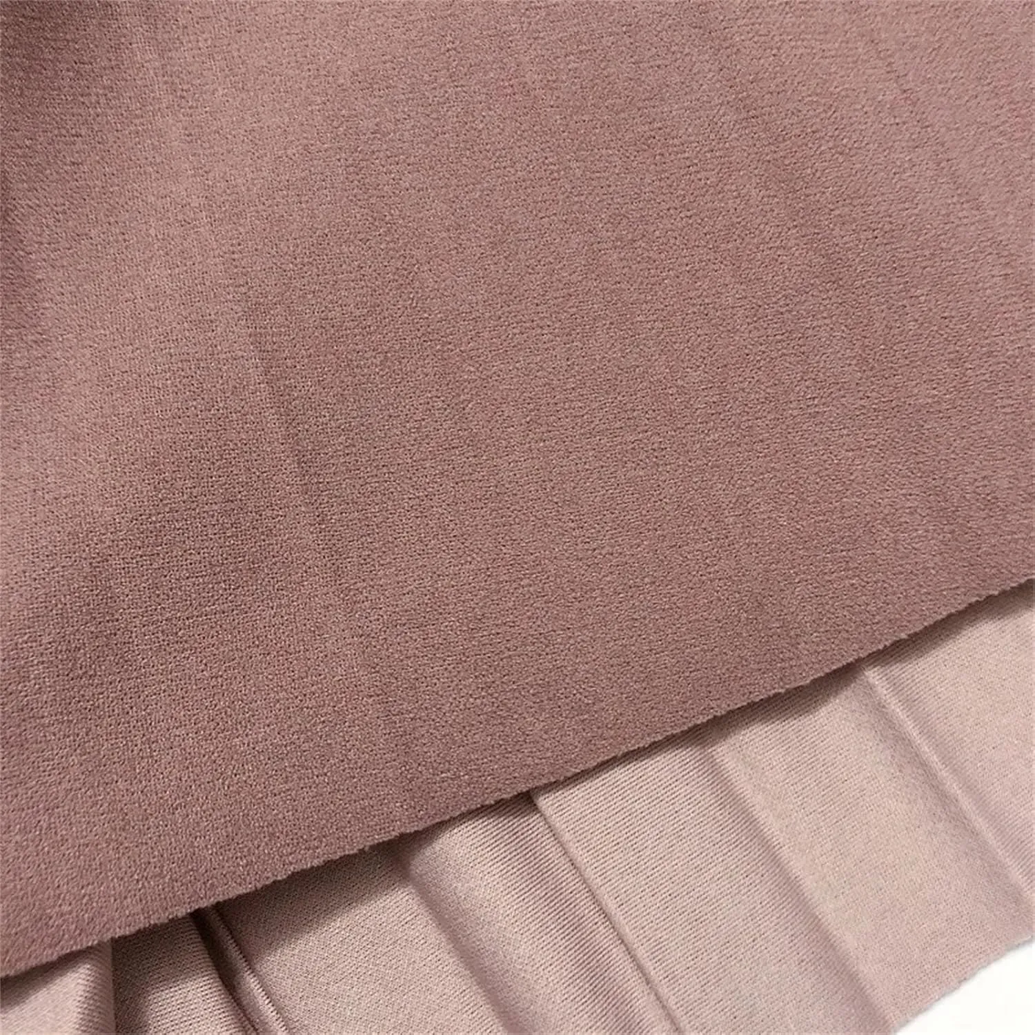 Womens Skirt High-Waisted Pleated Skirt Multicolor Long Commute A- Line Office Lady Midi Skirt