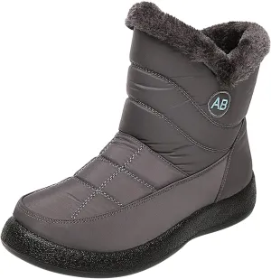 Women's Snow Boots Waterproof Insulated Snow Booties for Women Waterproof Snow Boots for Women 7.5 Wide Women's Winter Booties Slippers Tall Winter Boots for Women with Heel