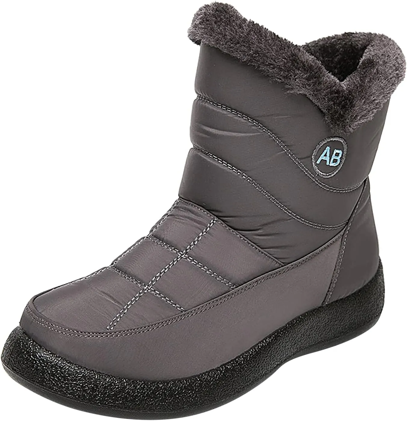 Women's Snow Boots Waterproof Insulated Snow Booties for Women Waterproof Snow Boots for Women 7.5 Wide Women's Winter Booties Slippers Tall Winter Boots for Women with Heel