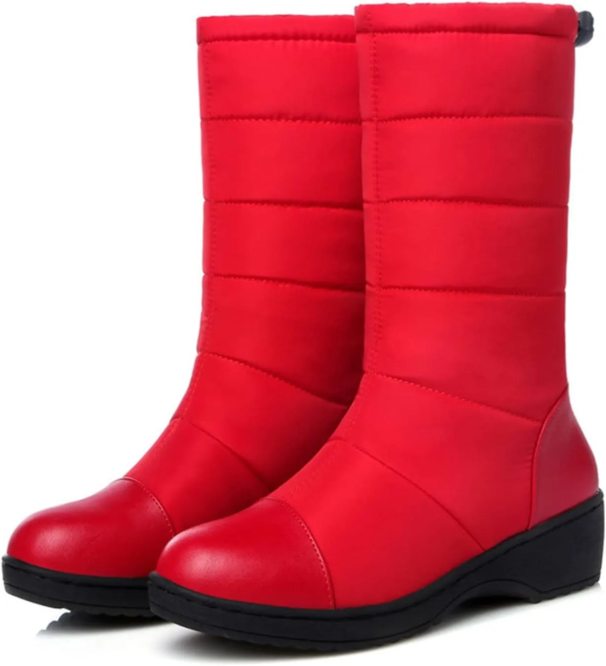Women's Snow Boots Waterproof Size 11 Winter Ankle Dress Boots for Women Waterproof Snow Womens Winter Booties Waterproof Snow Boots with Built In Ice Grips for Women Botas Para El Frio Para Damas