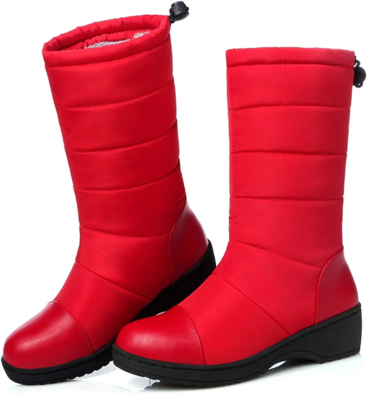 Women's Snow Boots Waterproof Size 11 Winter Ankle Dress Boots for Women Waterproof Snow Womens Winter Booties Waterproof Snow Boots with Built In Ice Grips for Women Botas Para El Frio Para Damas