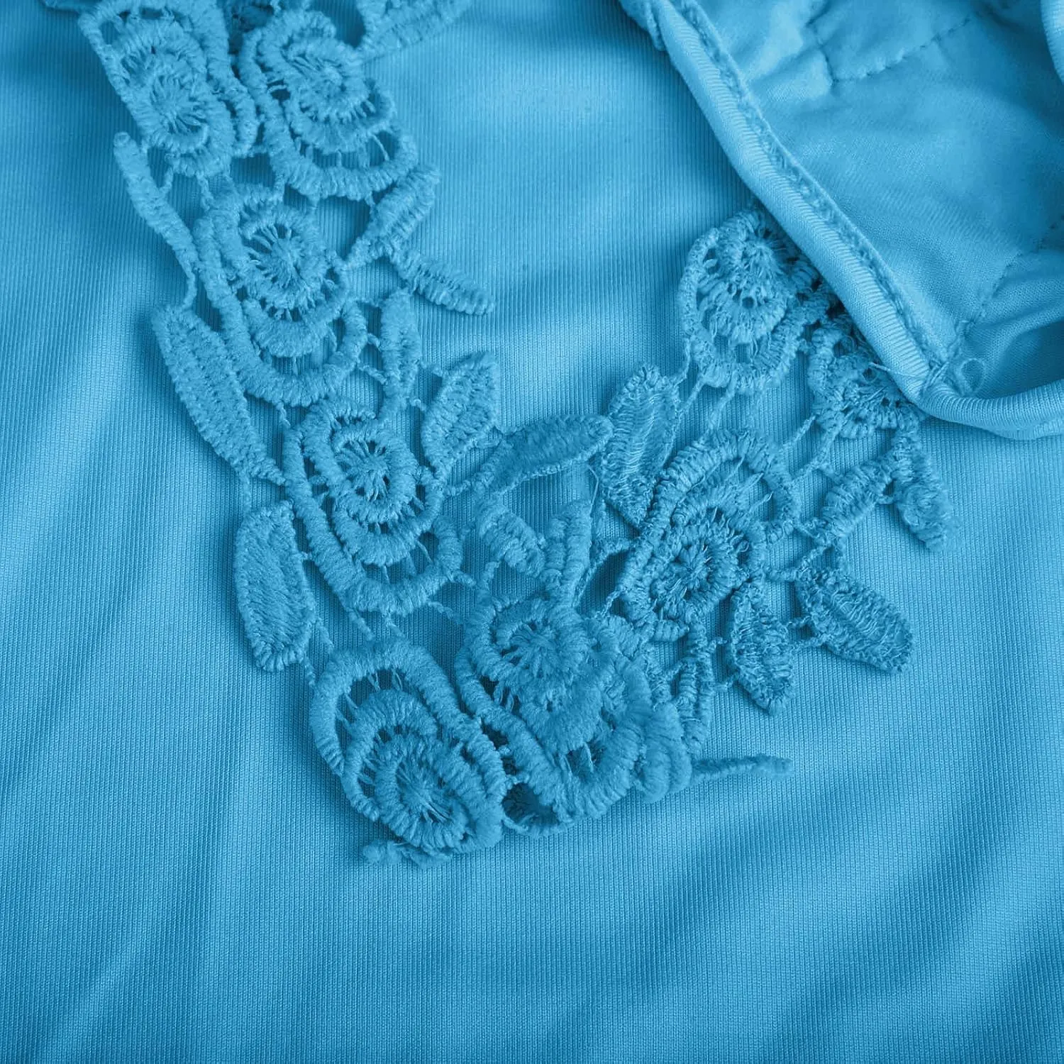 Womens Summer Cold Shoulder Tops Sexy Lace Crochet Strappy T Shirts V Neck Plus Size Tunic Casual Off Shoulder Blouse