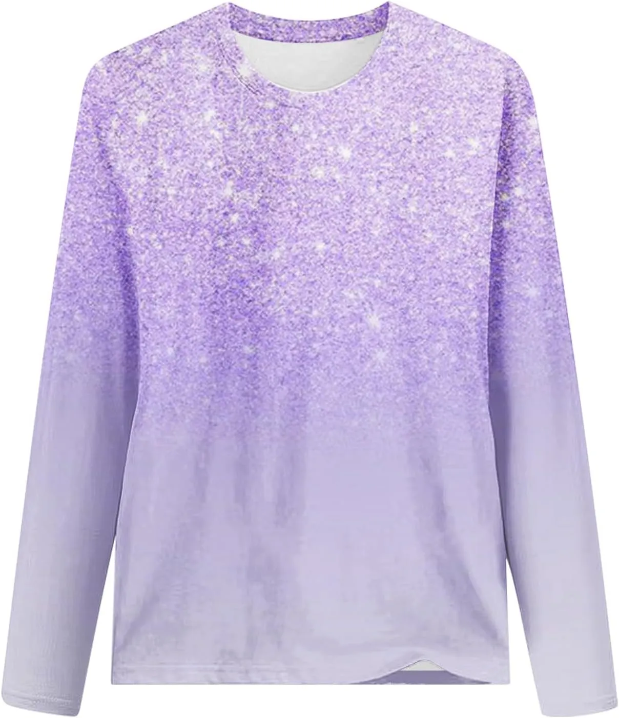 Womens Tees Casual Dressy Long Sleeve Sparkly Sequin Pullover Top Fashion Summer and Spring Shirt Trendy Clothes 2023