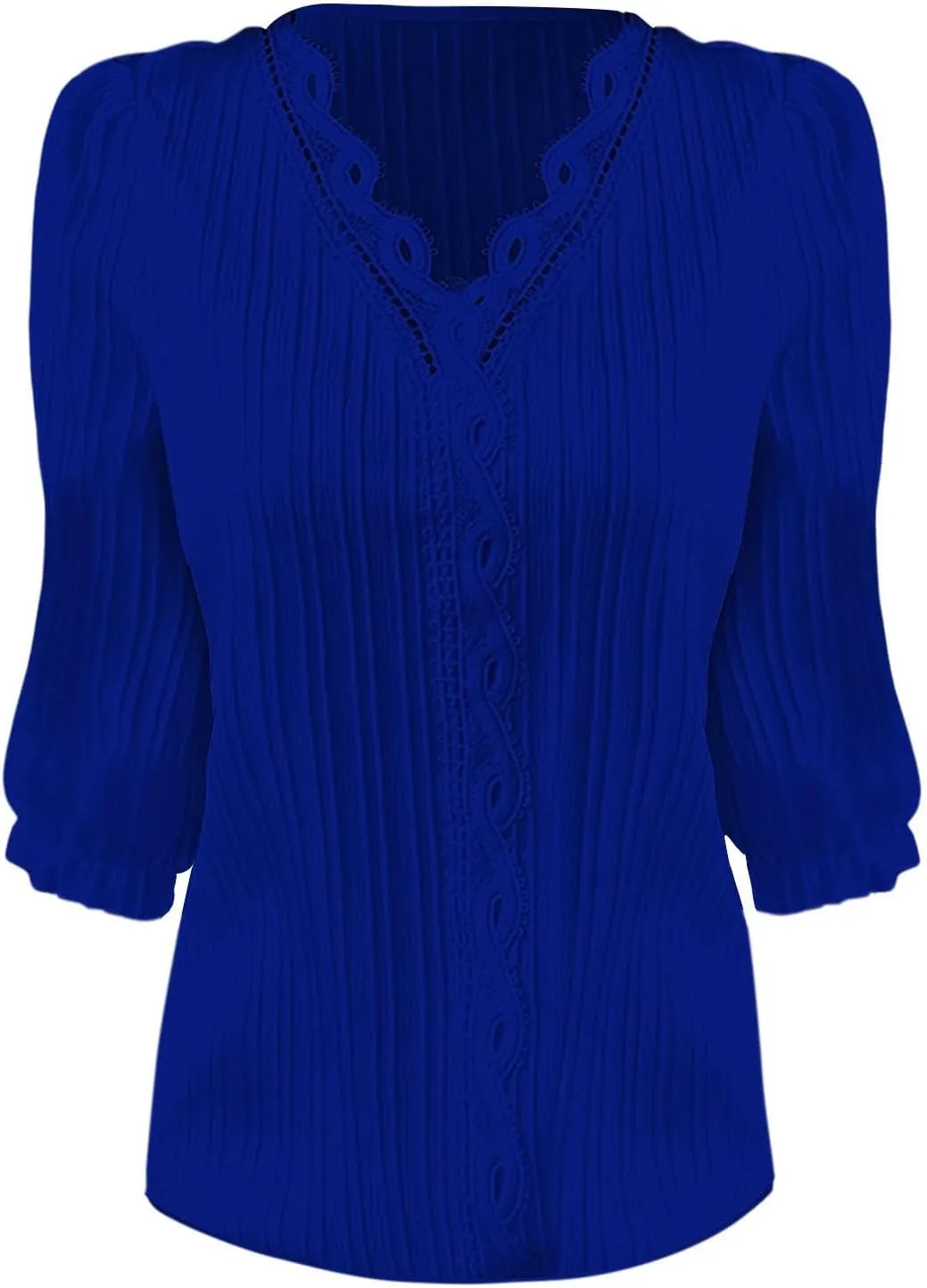 Womens Tops 2025 Trendy Lace Hollow Short Sleeve Shirt Casual Dressy Blouse Solid V Neck Summer Going Out T Shirts
