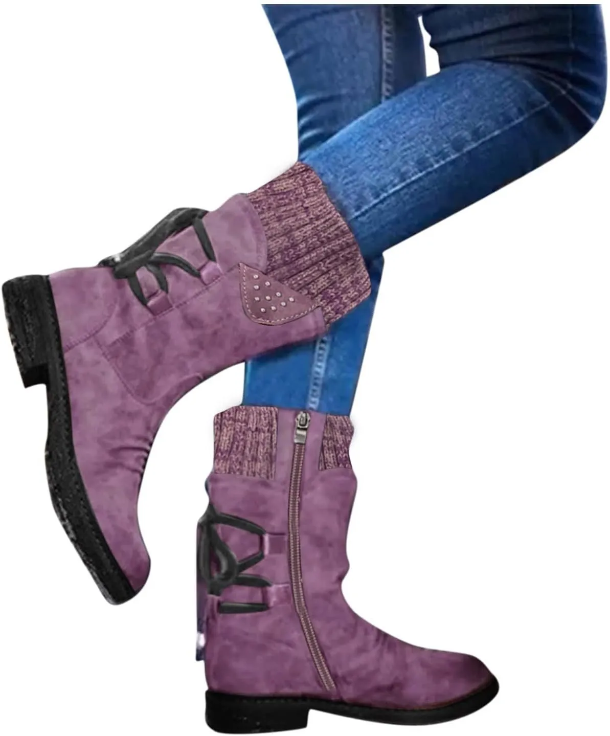 Womens Winter Snow Boots Size 11 Womens Winter Snow Boots Wide Cute Fur Winter Boots for Women Snow Boots Waterproof for Women Botas De Mujer Para La Nieve Antideslizantes