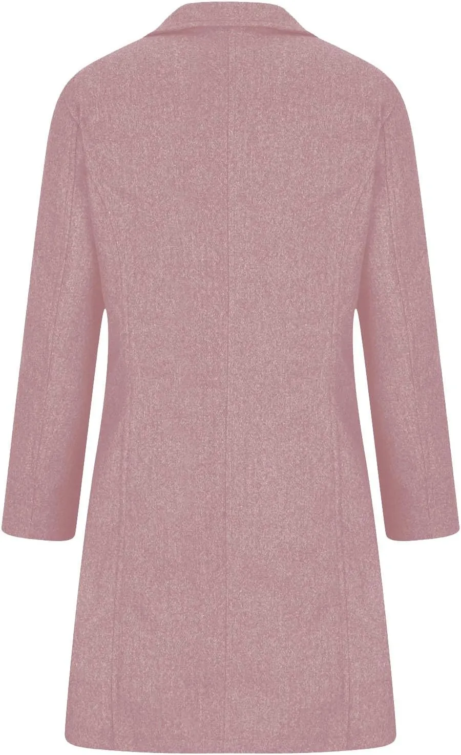 Women's Winter Wool Mid-Long Coat Lapel Single-Breasted Trench Coat Outwear Ladies Elegant Thicken Jacket Overcoats