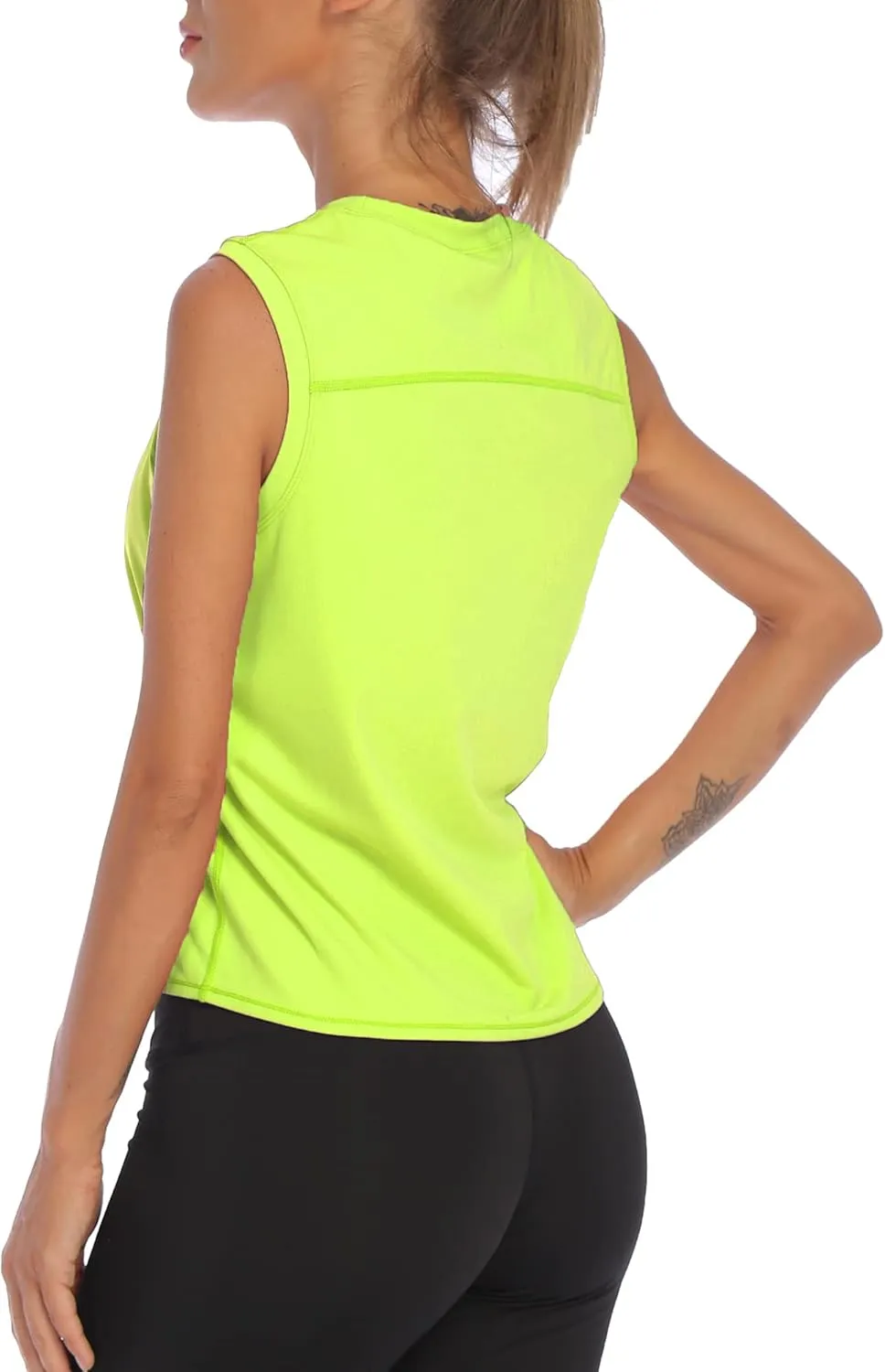 Women's Workout Tank Tops Sleeveless Athletic Crop Tops Running Short Tops Cool Shirts