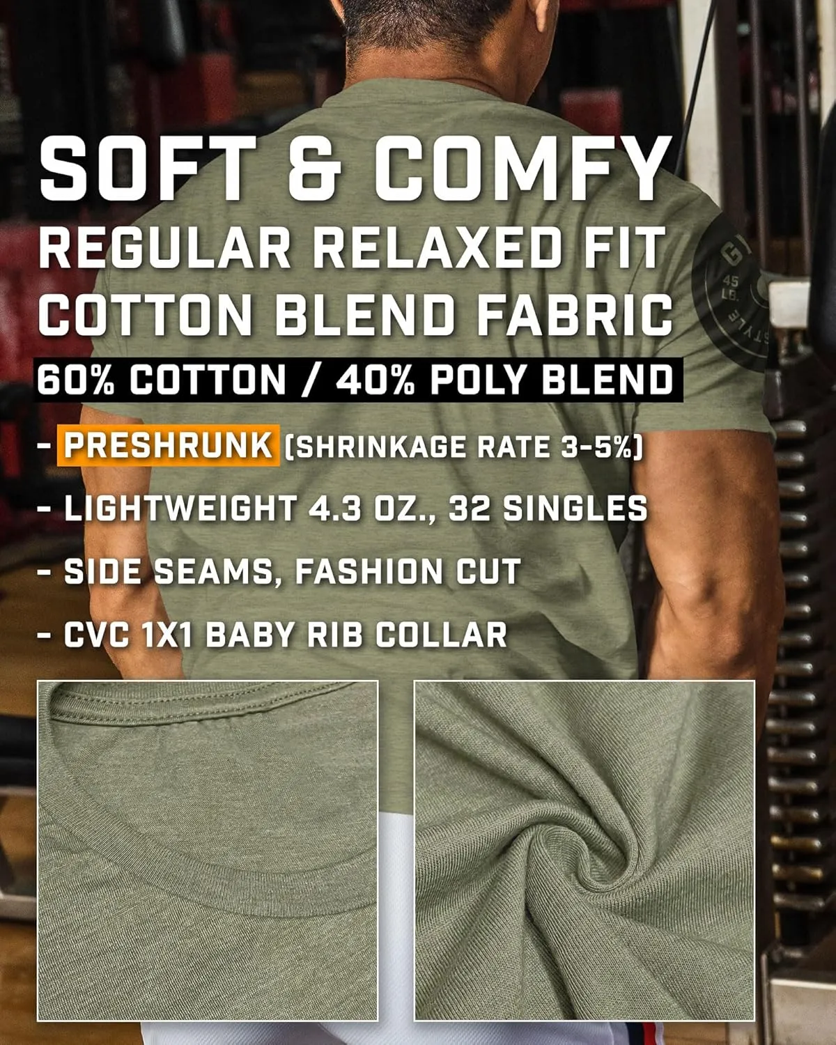 Workout Shirts for Men, The Heavier The Better Gym Shirt Funny Lifting T-Shirt
