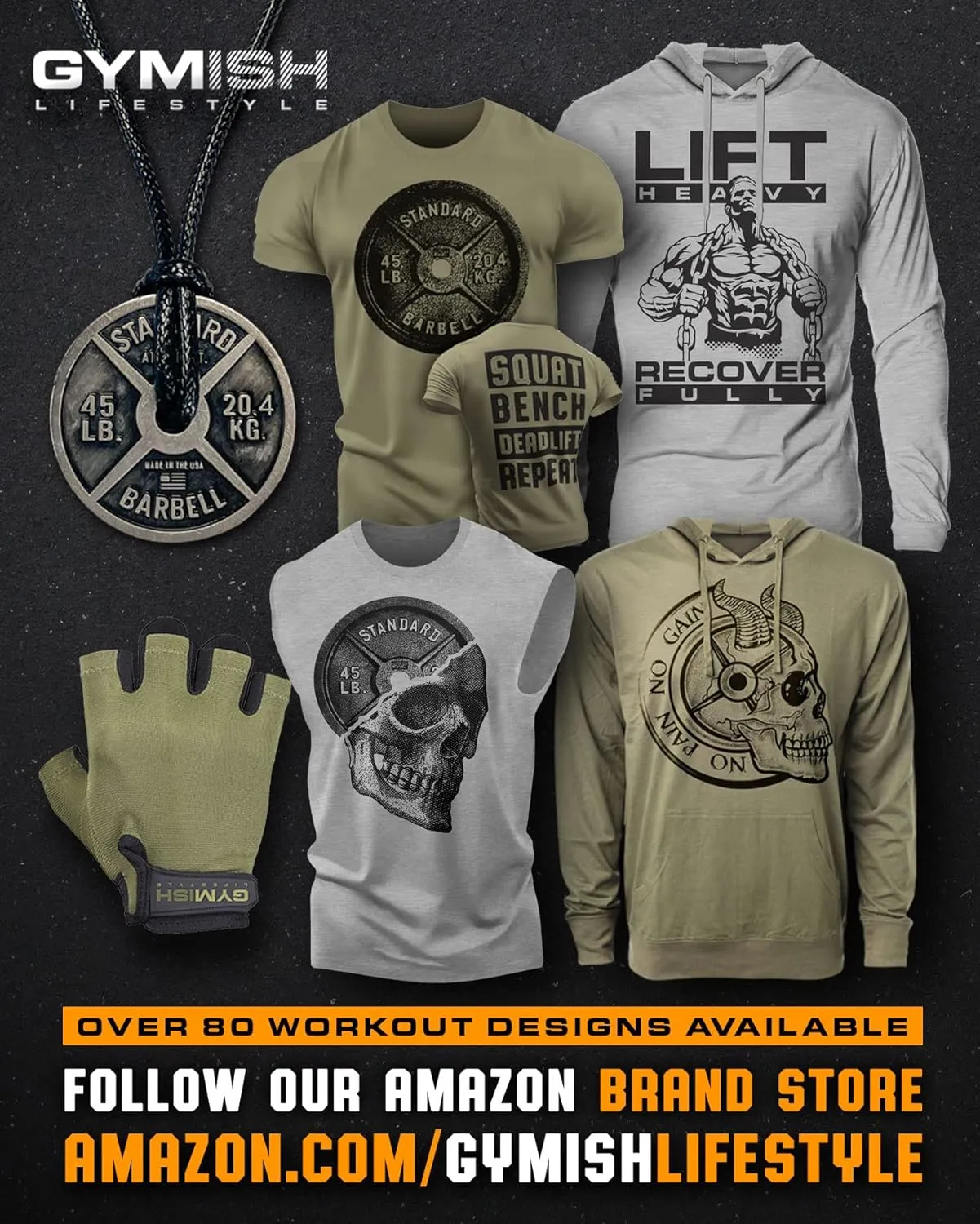 Workout Shirts for Men, The Heavier The Better Gym Shirt Funny Lifting T-Shirt