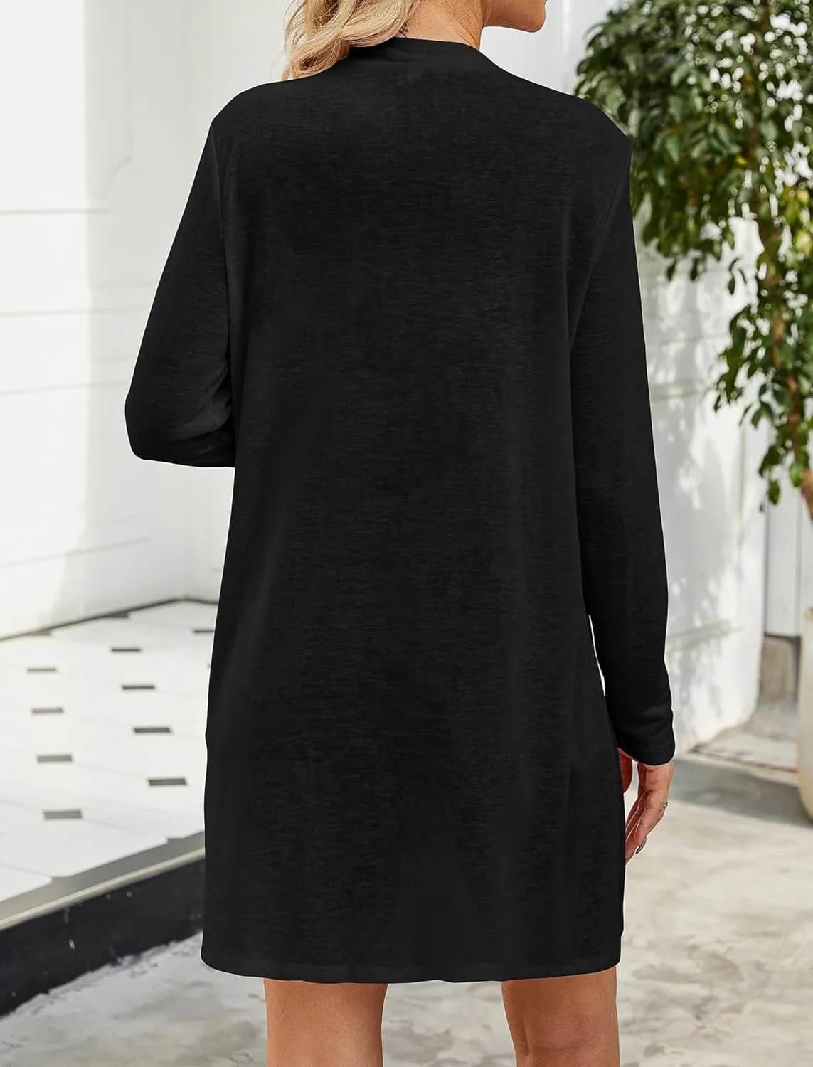 Yekaty Lightweight Cardigans for Women Summer Long Sleeve Open Front Sweaters Button Down Outwear