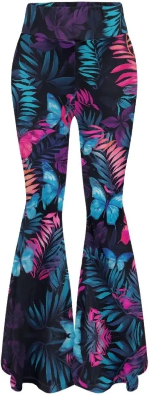 YEXIATODO Flared Yoga Pants for Women Bootleg Yoga Pants Bell Bottom Pants Soft Flared Leggings Hippie Pants Tights