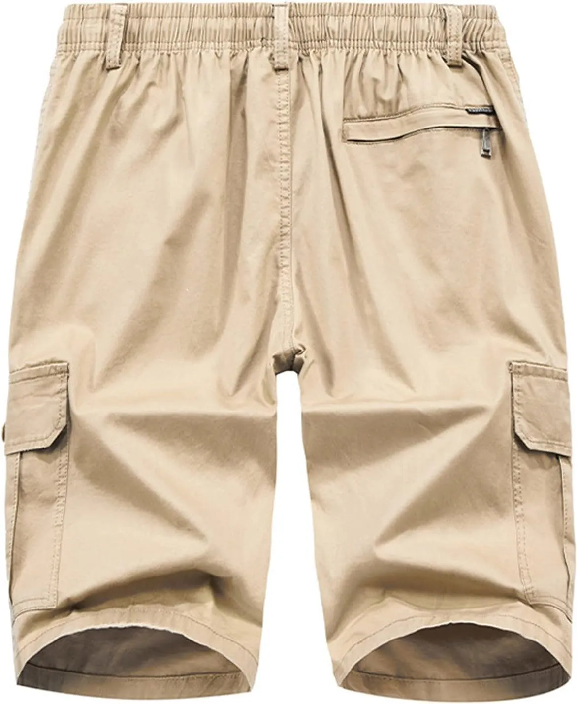 Ymosrh Men's Shorts Summer Casual Fashion Loose Cargo Pants Elastic Five Points Shorts, XL-5XL