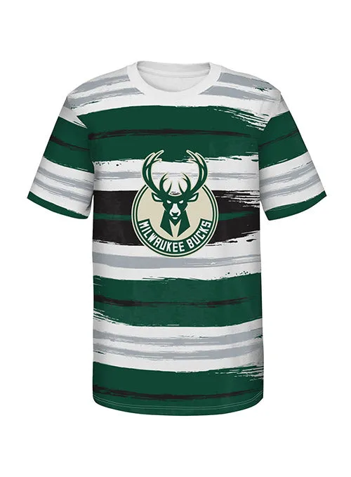 Youth Outerstuff Run It Back Milwaukee Bucks T-shirt