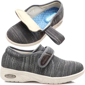 youyun Women's Diabetic Shoes Width X-Wide Shoe for Elderly Women Adjustable Closure Breathable Lightweight Non Slip for Swollen Feet Edema Widening Walking Shoes