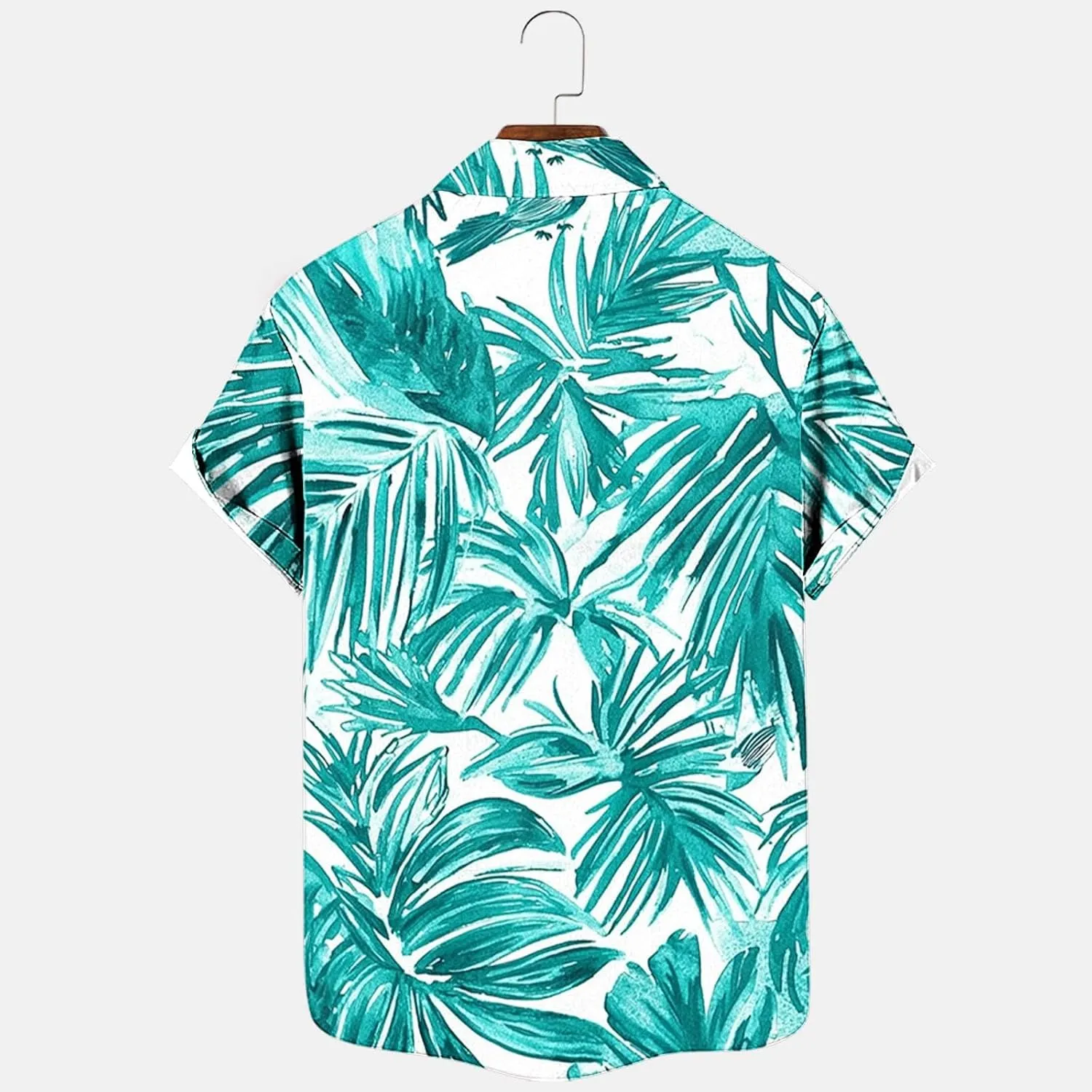 Zeiyignr Hawaiian Shirt for Men with Pocket - Short Sleeve Button Down Wrinkle-Resistant for Beach, Pool Parties, Vacation