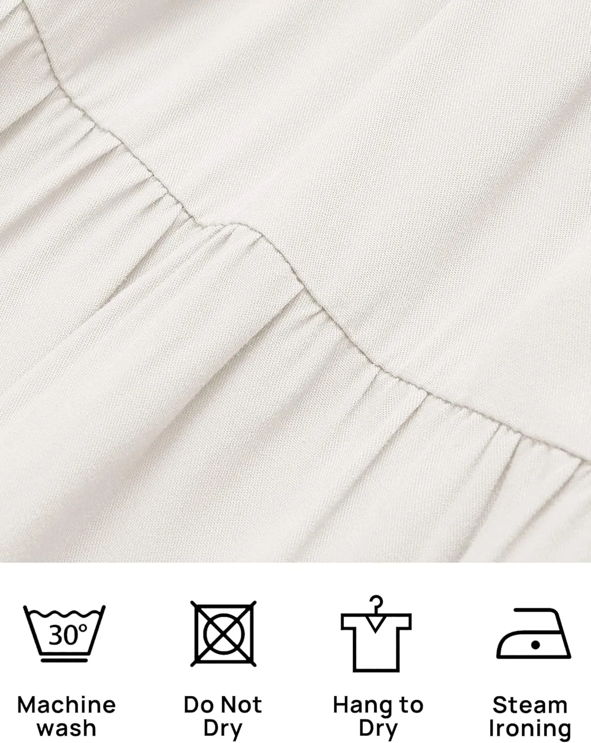 ZESICA Women's 2025 Summer Spaghetti Strap Sleeveless Square Neck Ruffle A Line Swing Mini Dress